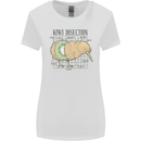 Funny Kiwi Fruit Bird Disection Womens Wider Cut T-Shirt White