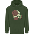 Funny Kiwi Fruit Bird Mom Dad Childrens Kids Hoodie Forest Green