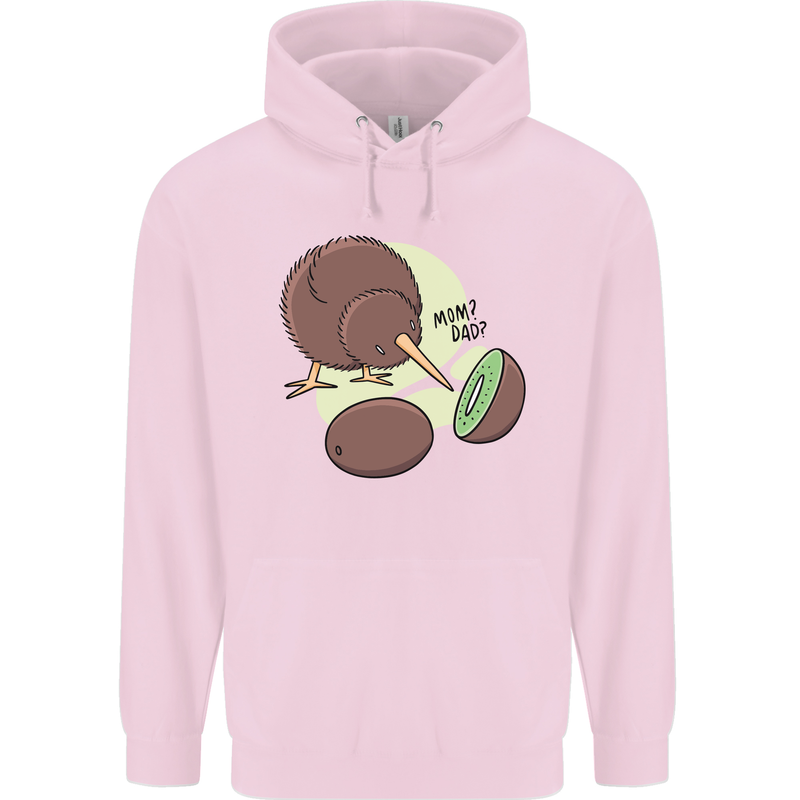 Funny Kiwi Fruit Bird Mom Dad Childrens Kids Hoodie Light Pink