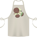Funny Kiwi Fruit Bird Mom Dad Cotton Apron 100% Organic Natural