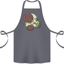Funny Kiwi Fruit Bird Mom Dad Cotton Apron 100% Organic Steel
