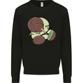 Funny Kiwi Fruit Bird Mom Dad Kids Sweatshirt Jumper Black