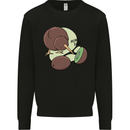 Funny Kiwi Fruit Bird Mom Dad Kids Sweatshirt Jumper Black