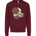 Funny Kiwi Fruit Bird Mom Dad Kids Sweatshirt Jumper Maroon