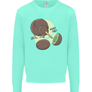 Funny Kiwi Fruit Bird Mom Dad Kids Sweatshirt Jumper Peppermint