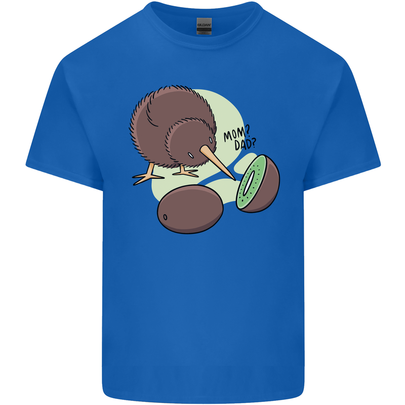 Funny Kiwi Fruit Bird Mom Dad Kids T-Shirt Childrens Royal Blue