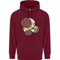Funny Kiwi Fruit Bird Mom Dad Mens 80% Cotton Hoodie Maroon