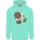 Funny Kiwi Fruit Bird Mom Dad Mens 80% Cotton Hoodie Peppermint