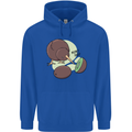 Funny Kiwi Fruit Bird Mom Dad Mens 80% Cotton Hoodie Royal Blue
