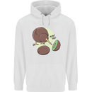 Funny Kiwi Fruit Bird Mom Dad Mens 80% Cotton Hoodie White