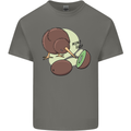 Funny Kiwi Fruit Bird Mom Dad Mens Cotton T-Shirt Tee Top Charcoal