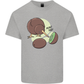 Funny Kiwi Fruit Bird Mom Dad Mens Cotton T-Shirt Tee Top Sports Grey