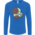 Funny Kiwi Fruit Bird Mom Dad Mens Long Sleeve T-Shirt Royal Blue