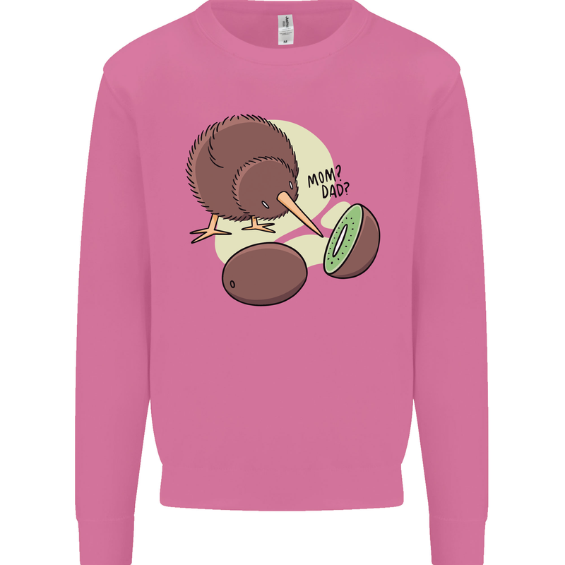 Funny Kiwi Fruit Bird Mom Dad Mens Sweatshirt Jumper Azalea