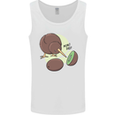 Funny Kiwi Fruit Bird Mom Dad Mens Vest Tank Top White