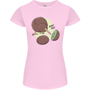 Funny Kiwi Fruit Bird Mom Dad Womens Petite Cut T-Shirt Light Pink