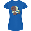 Funny Kiwi Fruit Bird Mom Dad Womens Petite Cut T-Shirt Royal Blue