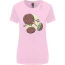 Funny Kiwi Fruit Bird Mom Dad Womens Wider Cut T-Shirt Light Pink