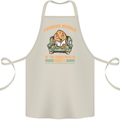 Funny Lazy Couch Potato Watchng TV & Movies Cotton Apron 100% Organic Natural