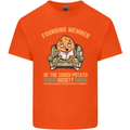 Funny Lazy Couch Potato Watchng TV & Movies Kids T-Shirt Childrens Orange
