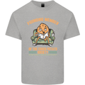 Funny Lazy Couch Potato Watchng TV & Movies Kids T-Shirt Childrens Sports Grey
