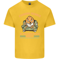 Funny Lazy Couch Potato Watchng TV & Movies Kids T-Shirt Childrens Yellow
