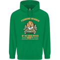 Funny Lazy Couch Potato Watchng TV & Movies Mens 80% Cotton Hoodie Irish Green