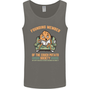 Funny Lazy Couch Potato Watchng TV & Movies Mens Vest Tank Top Charcoal