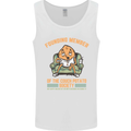 Funny Lazy Couch Potato Watchng TV & Movies Mens Vest Tank Top White