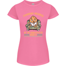 Funny Lazy Couch Potato Watchng TV & Movies Womens Petite Cut T-Shirt Azalea