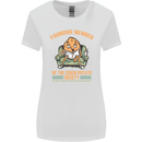 Funny Lazy Couch Potato Watchng TV & Movies Womens Wider Cut T-Shirt White