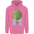 Funny Lettuce Hot Air Balloon Mens 80% Cotton Hoodie Azelea