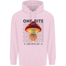 Funny Magic Mushrooms LSD Trippy Childrens Kids Hoodie Light Pink