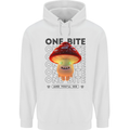 Funny Magic Mushrooms LSD Trippy Childrens Kids Hoodie White