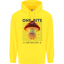 Funny Magic Mushrooms LSD Trippy Childrens Kids Hoodie Yellow