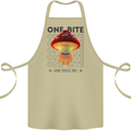 Funny Magic Mushrooms LSD Trippy Cotton Apron 100% Organic Khaki