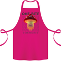 Funny Magic Mushrooms LSD Trippy Cotton Apron 100% Organic Pink