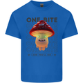 Funny Magic Mushrooms LSD Trippy Kids T-Shirt Childrens Royal Blue