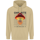 Funny Magic Mushrooms LSD Trippy Mens 80% Cotton Hoodie Sand