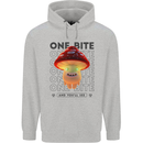 Funny Magic Mushrooms LSD Trippy Mens 80% Cotton Hoodie Sports Grey