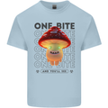 Funny Magic Mushrooms LSD Trippy Mens Cotton T-Shirt Tee Top Light Blue
