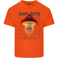 Funny Magic Mushrooms LSD Trippy Mens Cotton T-Shirt Tee Top Orange