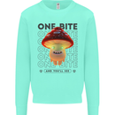 Funny Magic Mushrooms LSD Trippy Mens Sweatshirt Jumper Peppermint