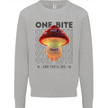 Funny Magic Mushrooms LSD Trippy Mens Sweatshirt Jumper Sports Grey
