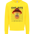 Funny Magic Mushrooms LSD Trippy Mens Sweatshirt Jumper Yellow