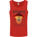 Funny Magic Mushrooms LSD Trippy Mens Vest Tank Top Red