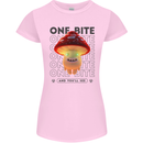 Funny Magic Mushrooms LSD Trippy Womens Petite Cut T-Shirt Light Pink