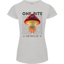 Funny Magic Mushrooms LSD Trippy Womens Petite Cut T-Shirt Sports Grey