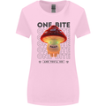 Funny Magic Mushrooms LSD Trippy Womens Wider Cut T-Shirt Light Pink