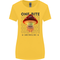 Funny Magic Mushrooms LSD Trippy Womens Wider Cut T-Shirt Yellow